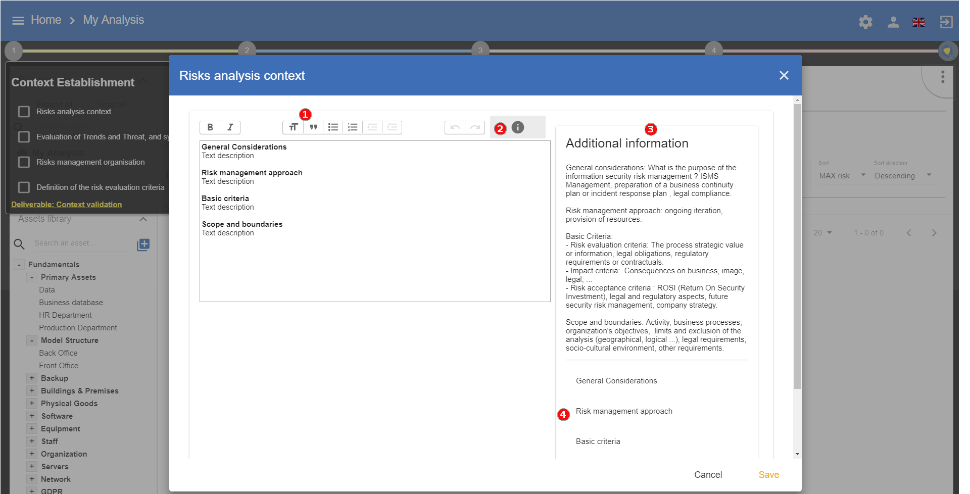 RiskAnalysisContext